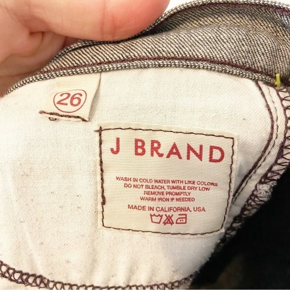 J BRAND | Low Waist Gray Straight Leg Jeans Size 26 - Picture 4 of 9